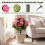 Conjunto de 2 Gerânios Artificiais Rosa, para Ambientes Internos e Externos 4