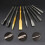 (Hex Shank Flat Head, 17*280*50mm) Rotary Advanced Hammer Chisel Bits Set Chrome Steel Tile Chisel Point Bull 1