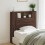 VidaXL vidaXL Storage Headboard with LED Brown Oak Engineered Wood 1