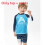 (Style 4,2XL)Childrens Long Sleeve Swimsuit With Quickdry Technology For Beach Pool And 1