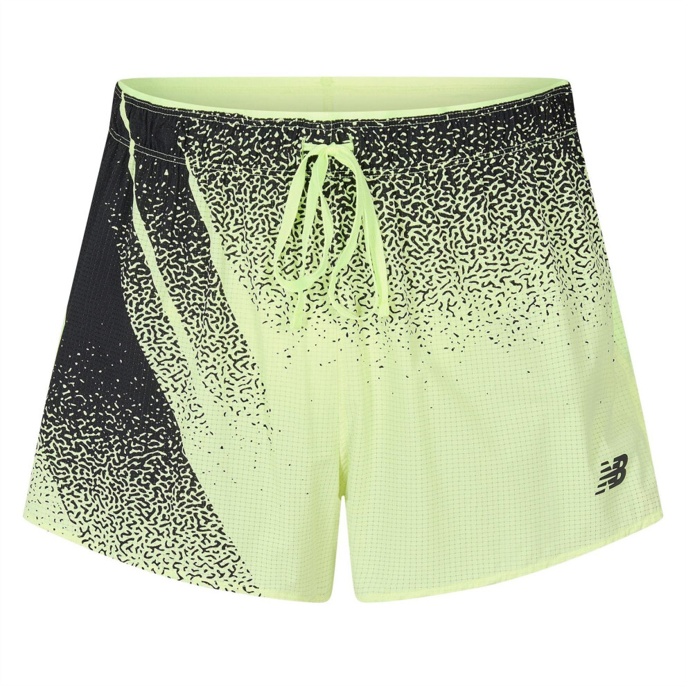 New Balance (L, Green) Unisex Adult Race Day Running Shorts