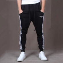 (Black,TagXL=US M)Calças esportivas masculinas calças longas agasalho fitness treino joggers academia moletom