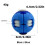 (Luminous Blue)Pla Material Gyroscope Toy With Lighted Or Nonlighted Versions For Relaxation 1
