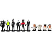 (StyleI)Skibidi Toilet Figurines Pvc Handmade Game Model Home Decorations Gifts Boy