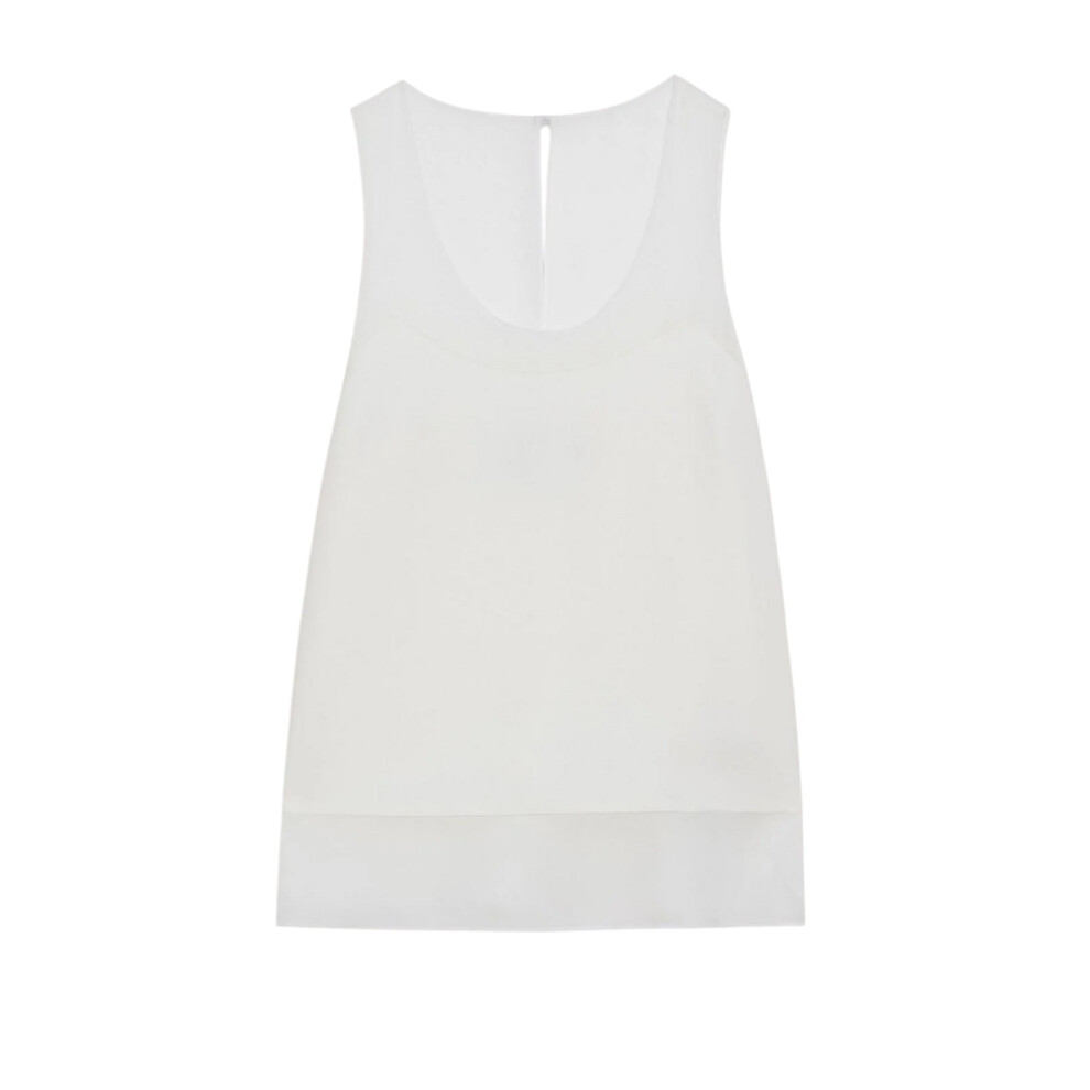 Ted Baker (10 Uk, Ivory) Womens/Ladies Sleeveless Tank Top