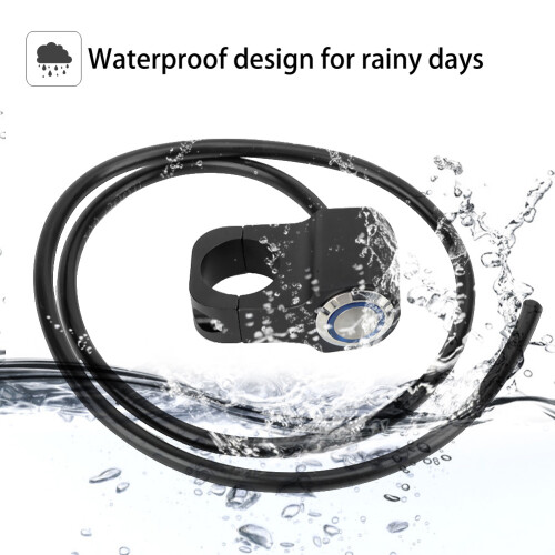 Motorrad Lenkerschalter wasserdicht 22mm Edelstahl 1