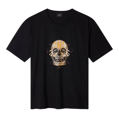 Paul Smith (S, Black) Paul Smith Mens Skull Regular T-Shirt