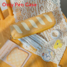(Brown) Paper Pencil Foodinspired Bag Sturdy Construction School Travel Professionals
