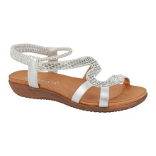 (5 UK, Silver) Cipriata Womens/Ladies Serpent Sandals