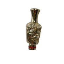 (C - Gold)Driptip 510 Anschluss Für Verdampfer Edelstahl Aluminium Air Control Rumpf