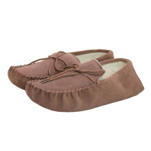 (11 UK-12 UK, Camel) Eastern Counties Leather Unisex Adult Sheepskin Lined Moccasins