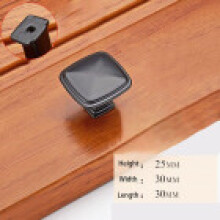 (P)Modern Matte Black Nickel Kitchen Cabinet Handle Door Pull Drawer Knob Hardware