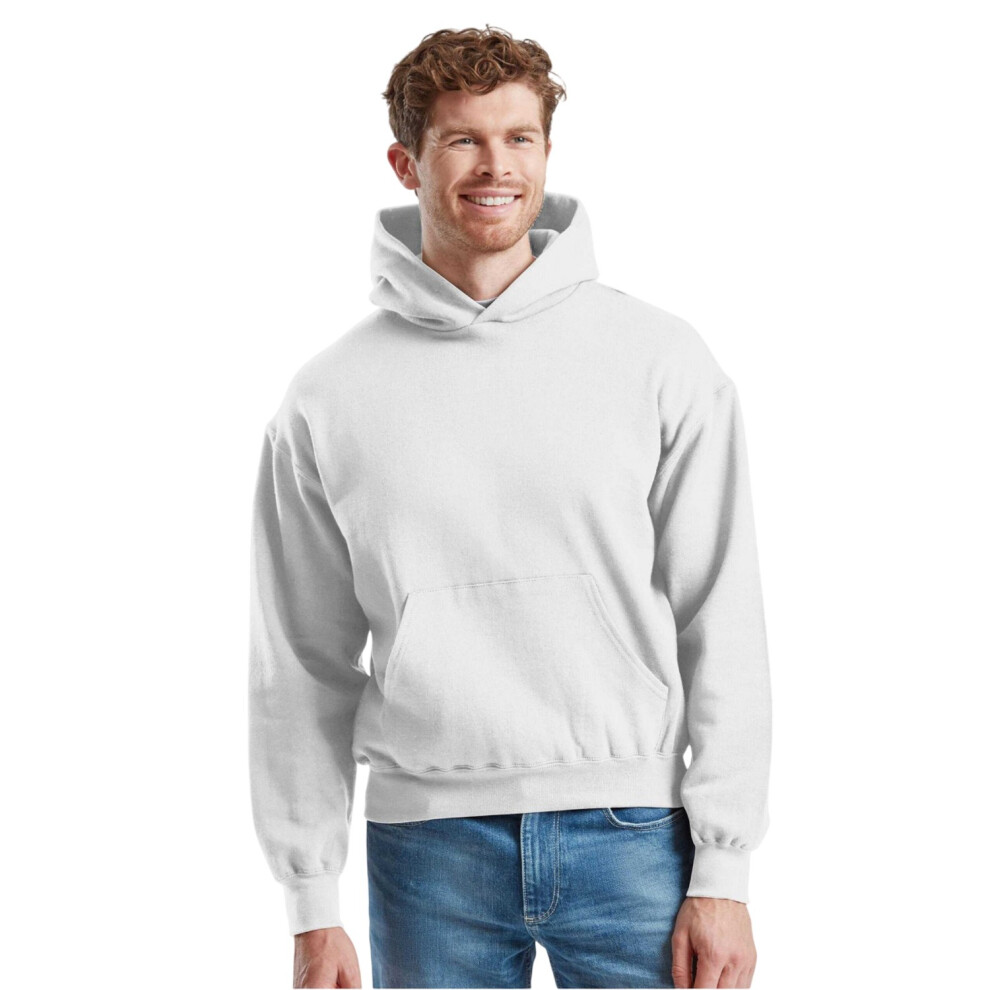 Fruit Of The Loom (Xl, White) Unisex Adult Supercotton Hoodie