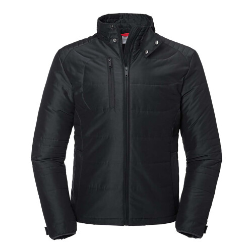 Russell (2XL, Black) Russell Mens Cross Jacket