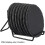 8 PCS Round Slate Black Coasters Handmade Coasters for Drinks, Beverages, Wine Glasses 5