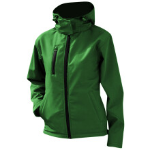 (L, Vivid Green/Black) Result Core Womens/Ladies Lite Hooded Softshell Jacket