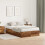 VidaXL vidaXL Storage Bed Frame Old Wood 120 x 190 cm Engineered Wood 1