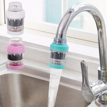 Kitchen Purificatore D'acqua Del Rubinetto Del Filtro Da Acqua Del Filtrante Di Salute Attivato Filtro Dall'acqua Del Rubinetto Bianco