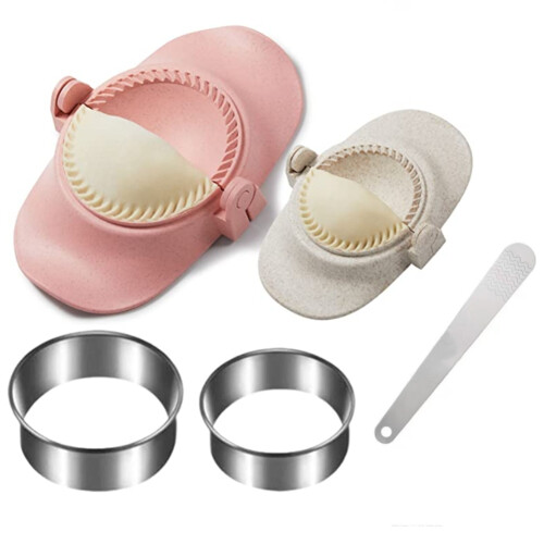 Dumpling Maker, Dumpling Dough Press Mold Set with Ring Cutter and Stuffing Spoon, Kitchen Gadget for Empanada 1