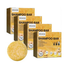 (4pcs)Ginger Hair Regrowth Shampoo Bar, Promotes Hair Growth Care Ginger Soap