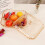 Snack Serving Tray Luxurious Plate Fruit Nuts Sweet Kitchen Candy Storage Tray with Lid(B) 6