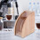 Hand-Drip Coffee Filter Paper Holder with Lid for  Tapered Filter Paper Box Storage Rack Dust-Proof 7