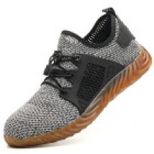 (Gray,EU43)Chaussures de travail sécurité homme indestructibles bout acier ventilation bottes pare-balles