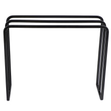 Towel Rack Stand Freestanding 3 Tier Vertical Iron Rag Storage Towel Rack Kitchen Supply Home Tableware Dish Cloth Holders(Black)