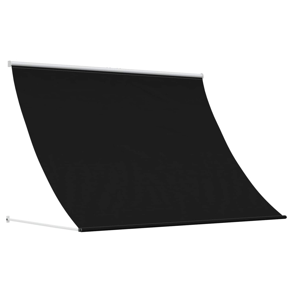 Vidaxl Awning Black 200 X 150 Cm 180 G / M² Polyester With Pu Coated