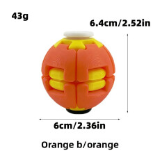 (Orange)Pla Material Gyroscope Toy With Lighted Or Nonlighted Versions For Relaxation