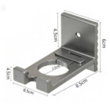 Modern Space Aluminum Bathroom Shelf With No Drilling Installation For Shampoo