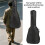 Akustisk GitarrväSka GitarrväSka med Bakre HäNgslinga för 41 Tum Akustisk Gitarr Elektrisk Gitarr Bas Klassisk Gitarr 6