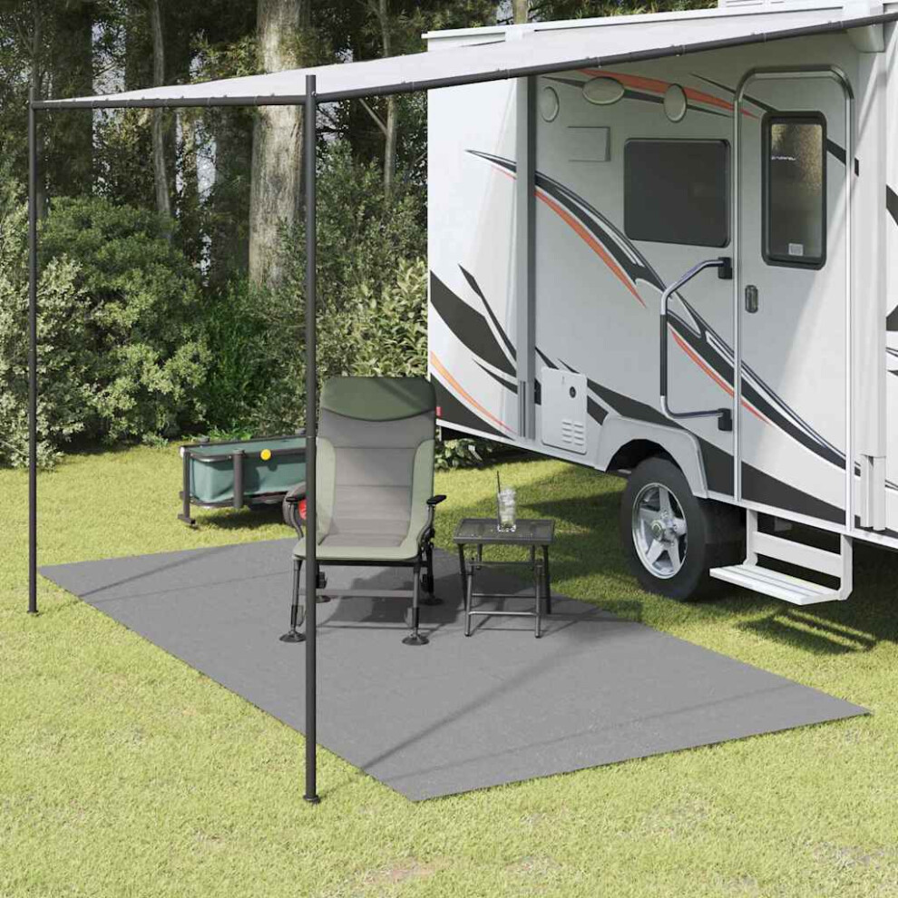 Vidaxl Tent Carpet Anthracite 400 X 350 Cm Polyester