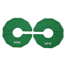 2St Gym Micro-Type Plattor Hantel Fractional Weight Plate Gummi Fractional Weight Plates Add- Aperture 35mm 0,25KG