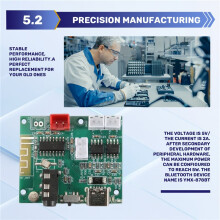 Nowy Produkt Wielofunkcyjny Moduł 5.2 BT 5V 5W + 5Wtws PłYta Wzmacniacza Mocy 3.5Aux Bezprzewodowa PłYtka PCBA