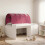 VidaXL vidaXL Bed Frame with Tunnel 3 pcs White and Red Engineered Wood 1