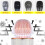 2000Pcs Disposable Microphone Cover,Handheld Microphone Windscreen for KTV Recording Studio Karaoke(Mixed Colors) 8