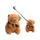Kandy Toys Capybara On Lead Plush Toy 1