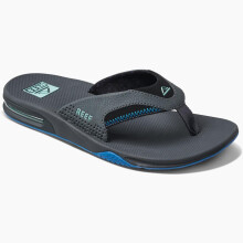 (UK 9, Navy / Grey) Reef Mens Fanning Pool Beach Holiday Flip Flops Thongs Sandals