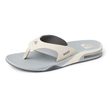(UK 9, Light/Grey/Grey/Blue) Reef Mens Fanning Pool Beach Holiday Flip Flops Thongs Sandals