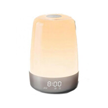Sunrise Alarm Clock, Wake-Up Light Alarm Clock, 3 Ways Dimmable Modern Small Digital Bedside Lamp for Deep Sleepers