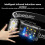 Rotatable Keychain Flashlight Sensor Headlight Type-C Rechargeable Work Light with Magnet Clip Camping Lantern 6