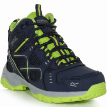 (13K UK, Navy Lime) Regatta Kids Vendeavour Junior Waterproof Walking Hiking Boots