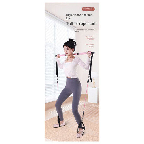 Set Spännrep Yoga Träning Träningsutrustning Hem Elastiskt Rep Spännrep Dra 2