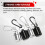 4 Pack Ear Plug Carrying Case Keychain, Portable Keychain Pill Case, Waterproof Metal Earplug Case Small Pill Container 6