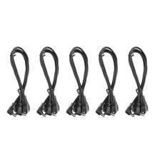 5X 5 Pedales D'Effet Guitare Cable D'Alimentation 9V pour Boss Line6 MXR Maxon
