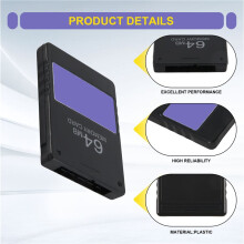64MB FMCB Card V1.966 for PS2 MX4SIO SIO2SD Card Adapter Installed OPL for Playstation2 Game Consoles,for PS2 Slim