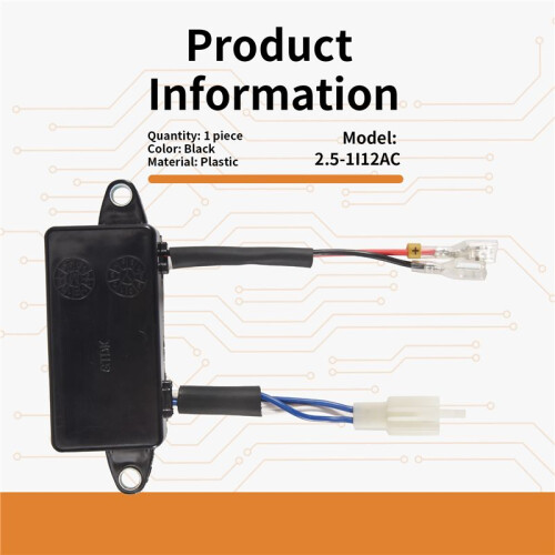 Generator Auto Voltage Regulator Universal AVR for 3KW 3.5KW Generator Replacement 1