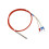 Temperature Sensor PT100 Waterproof Wire Thermal Resistance Silicon Wire Protection Cable 1