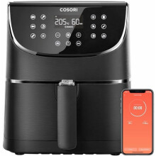 COSORI 5.5L Air Fryer 11 Presets Non-Stick Basket Black